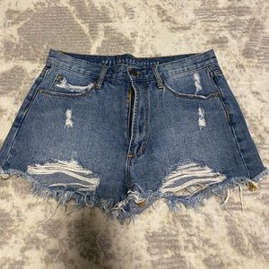 Articles of society denim shorts size 28